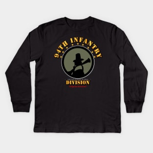 94th Infantry Division - Pilgrim Division Kids Long Sleeve T-Shirt